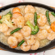 King Prawns in Garlic Sauce